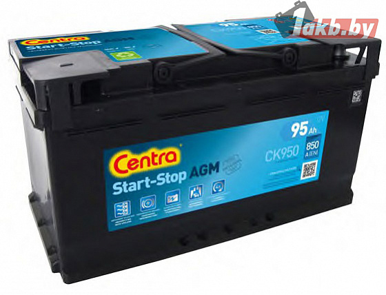 Centra Start-Stop AGM CK950 (95 A/h), 850A R+