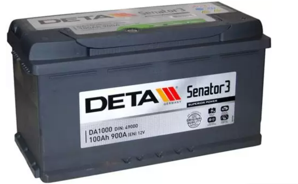 Deta Senator 3 DA1000 (100 A/h), 900A R+