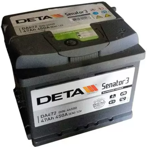 Deta Senator 3 DA472 (47 A/h), 450A R+