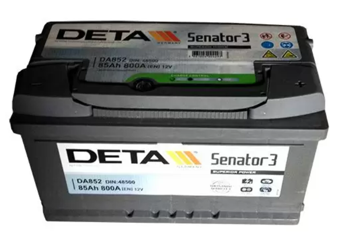 Deta Senator 3 DA852 (85 A/h), 800A R+