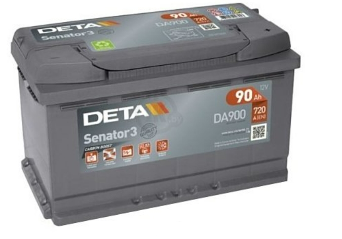 Deta Senator 3 DA900 (90 A/h), 720A R+