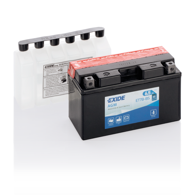 Exide AGM (MC) ET7B-BS (6.5 A/h), 85A L+
