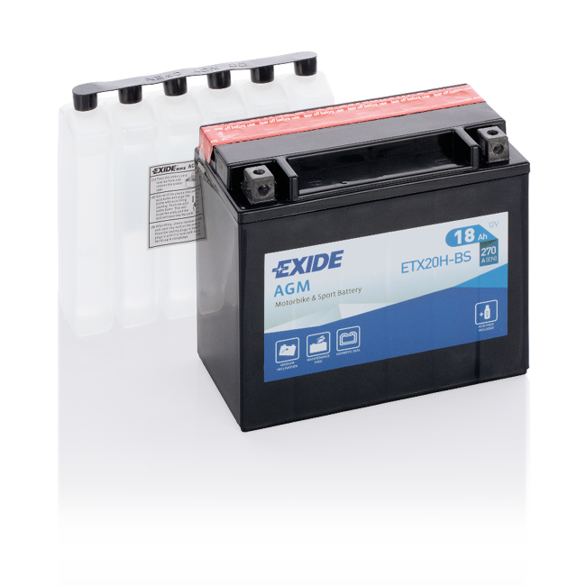 Exide AGM (MC) ETX20H-BS (18 A/h), 270A L+
