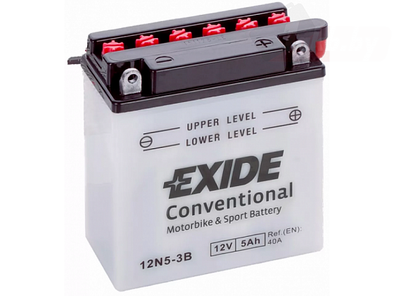 EXIDE CONVENTIONAL 12N5-3B (5 A/h) 40A R+