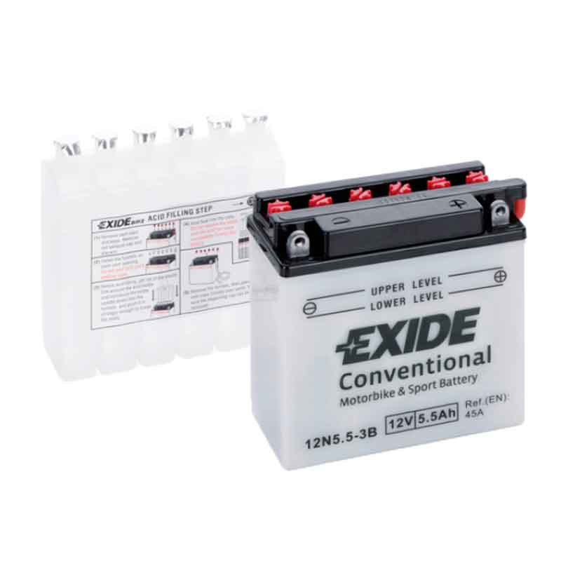 EXIDE CONVENTIONAL 12N5,5-3B (6 A/h) 45A R+