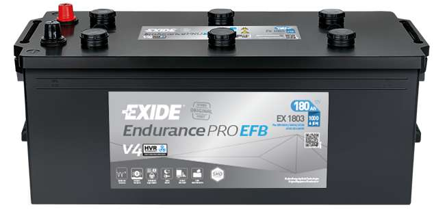 Exide Endurance Pro EFB EX1803 (180 A/h) 1000A L+