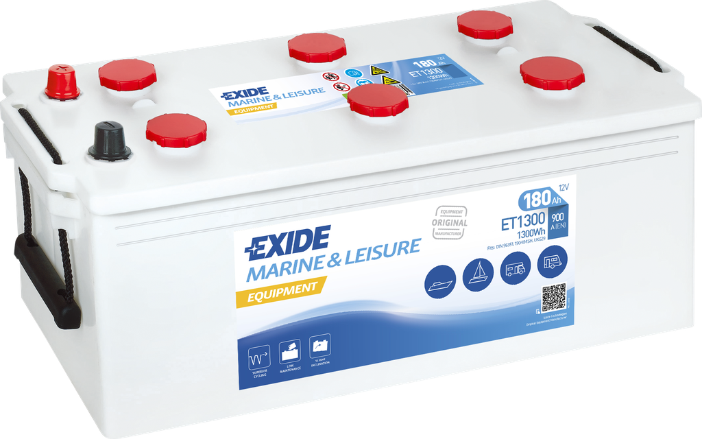 Exide Equipment ET1300 (180 A/h) 1300WH L+
