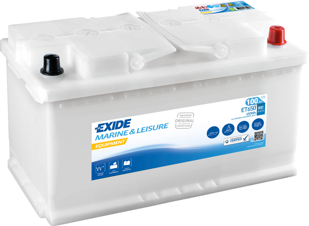 Exide Equipment ET650 (100 A/h) 650WH R+