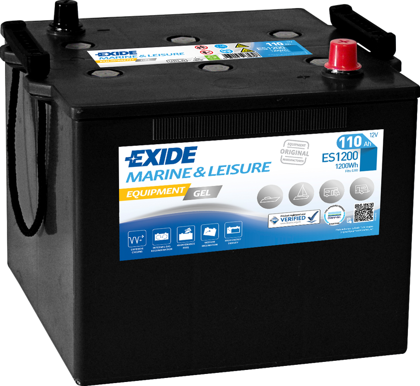 Exide Equipment Gel ES1200 (110 A/h) 1200WH R+