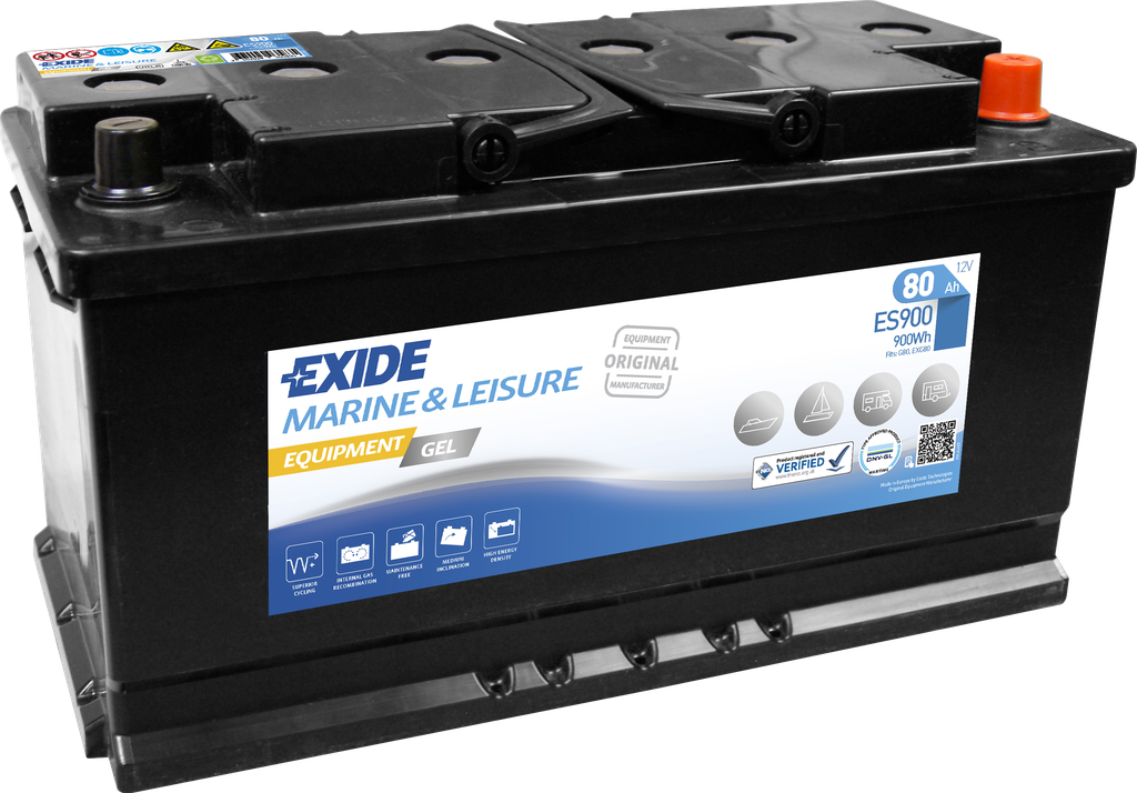 Exide Equipment Gel ES900 (80 A/h) 900WH R+