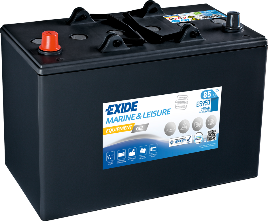Exide Equipment Gel ES950 (85 A/h) 950WH L+