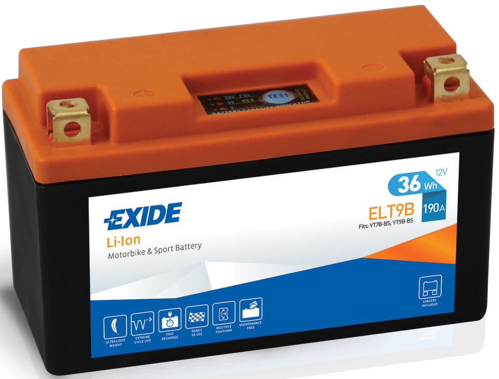 Exide Li-ion ELT9B (36 WH) 190A L+