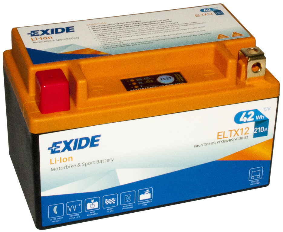 Exide Li-ion ELTX12 (42 WH) 210A L+