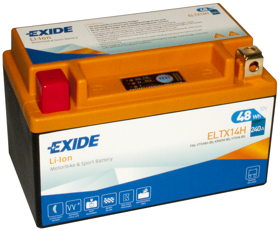 Exide Li-ion ELTX14H (48 WH) 240A R+