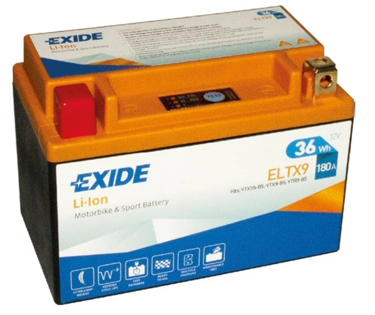 Exide Li-ion ELTX9 (36 WH) 180A L+