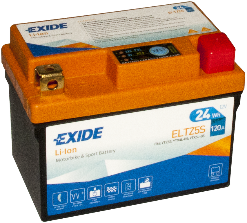 Exide Li-ion ELTZ5S (24 WH) 120A R+