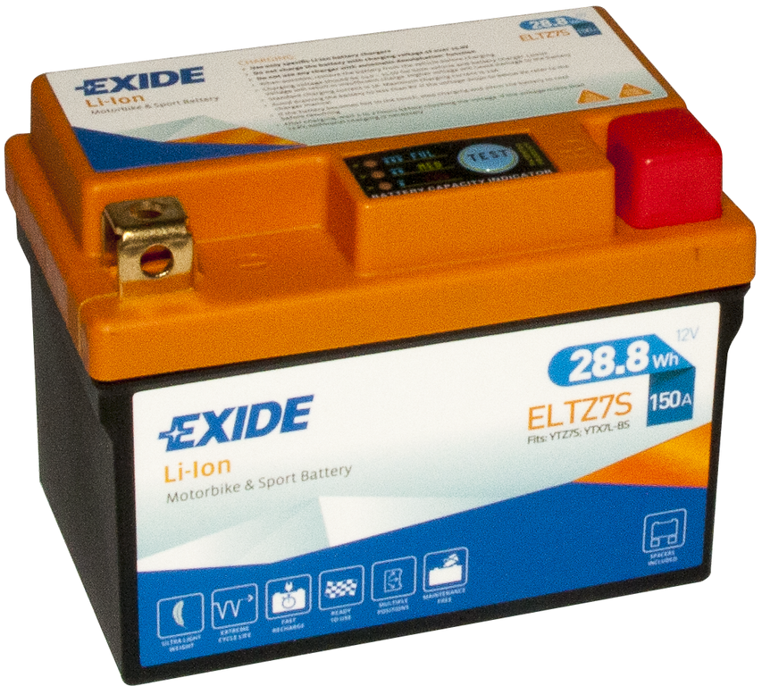 Exide Li-ion ELTZ7S (28.8 WH) 150A R+