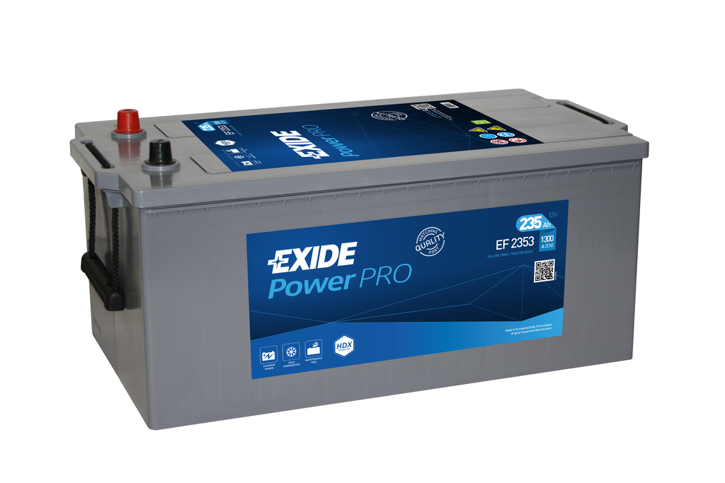 Exide Power Pro EF2353 (235 A/h) 1300A L+
