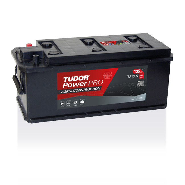 Tudor PowerPro Agri & Construction TJ1355 (135 A/h) 1000A L+