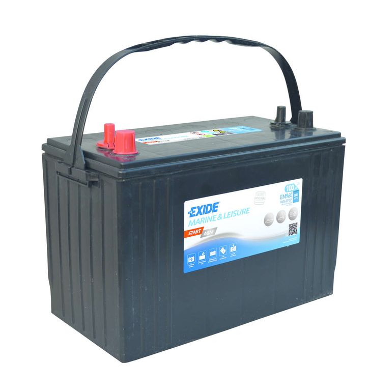 Exide Start AGM EM960 (100 A/h) 960WH, 850A L+