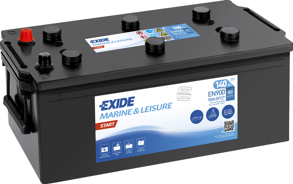 Exide Start EN900 (140 A/h) 900WH, 800A L+