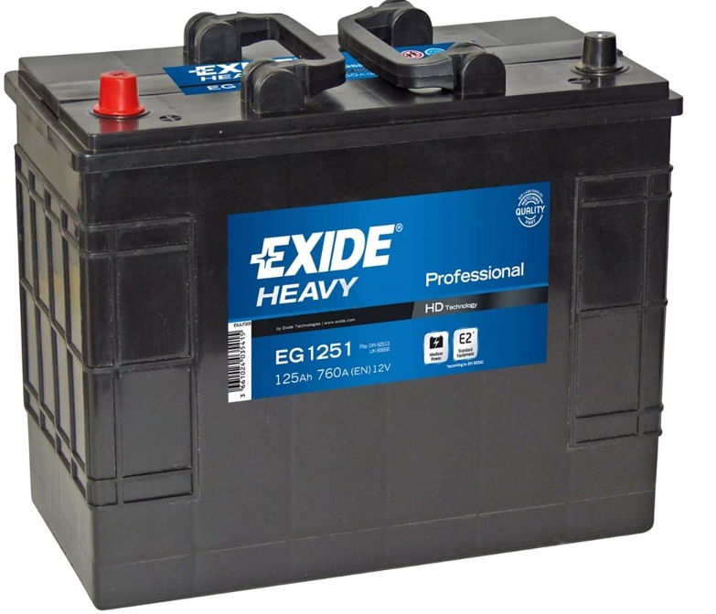 Exide Start Pro EG1251 (125 A/h) 760A L+