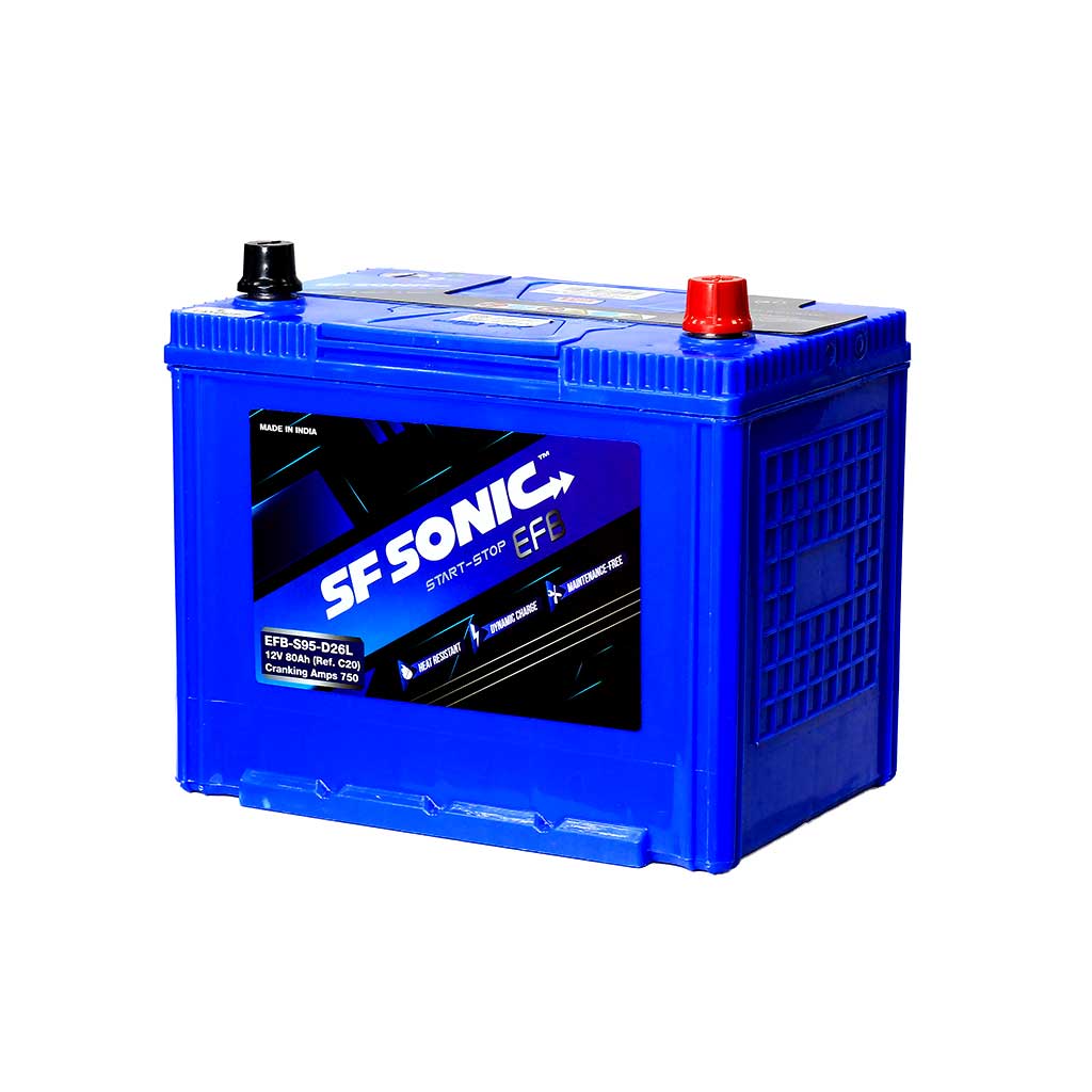 SF SONIC EFB ASIA (Exide), (80 A/h) 750 R+