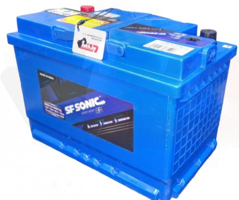 SF SONIC EFB (Exide), (72 A/h) 690A R+