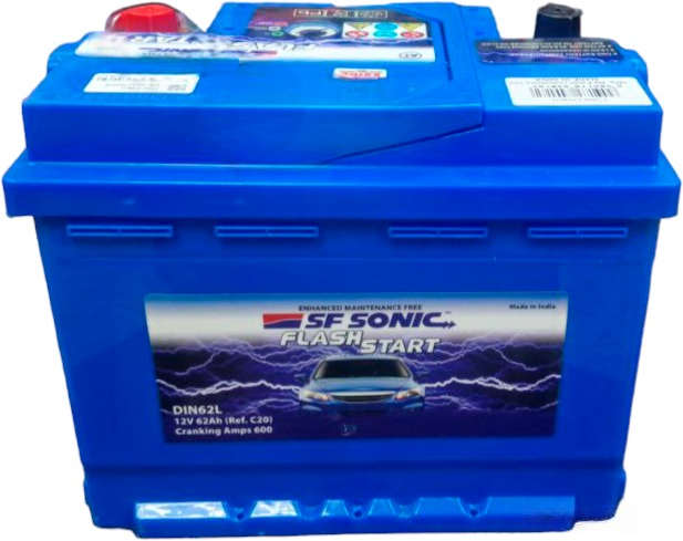 SF SONIC (Exide), (62 A/h) 600A R+