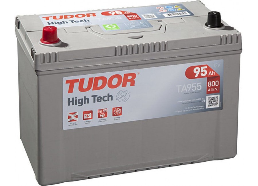 Tudor High Tech Japan TA955 (95 А/ч), 800A L+