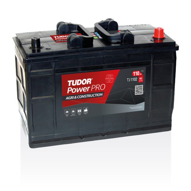 Tudor PowerPro Agri & Construction TJ1102 (110 A/h) 900A R+