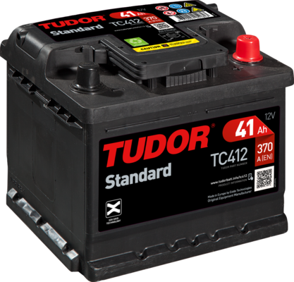 Tudor Standard TC412 (41 A/h) 370A R+