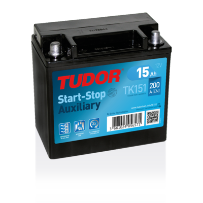 Tudor Start-Stop Auxiliary TK151 (15 A/h) 200A L+